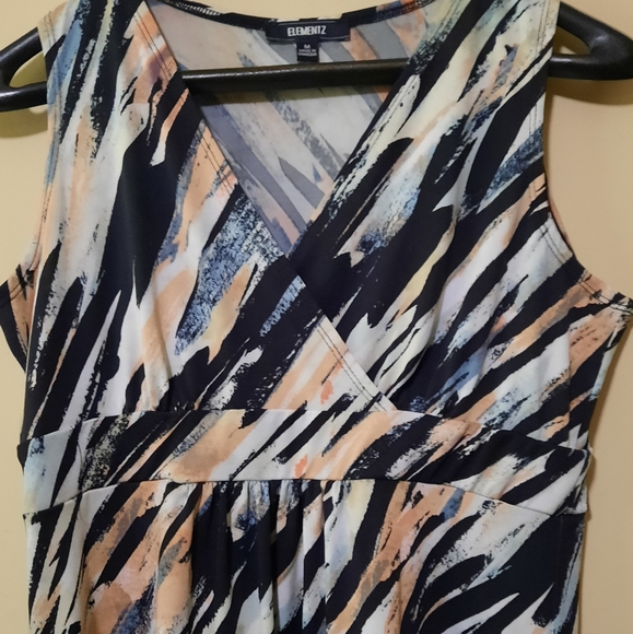 Funky Colored Summer Dress Size Medium - Picture 5 of 5